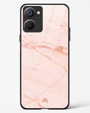 Rose Quartz on Marble Glass Case Phone Cover (Realme)