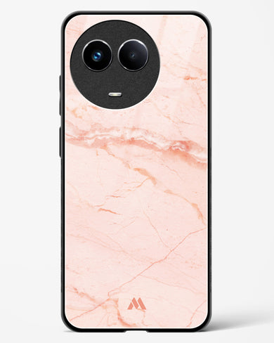 Rose Quartz on Marble Glass Case Phone Cover (Realme)