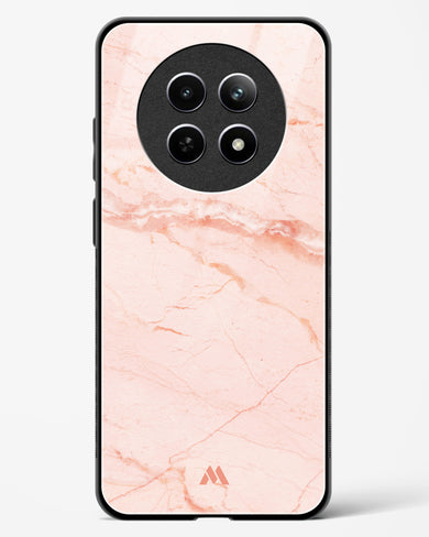 Rose Quartz on Marble Glass Case Phone Cover (Realme)