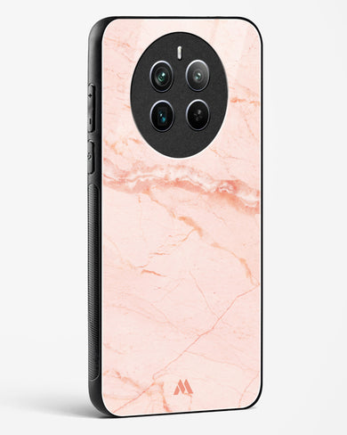 Rose Quartz on Marble Glass Case Phone Cover (Realme)