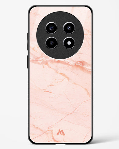 Rose Quartz on Marble Glass Case Phone Cover (Realme)