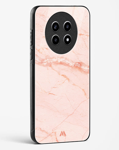 Rose Quartz on Marble Glass Case Phone Cover (Realme)