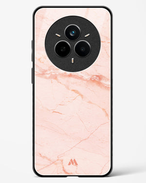 Rose Quartz on Marble Glass Case Phone Cover (Realme)