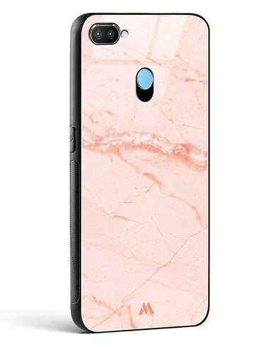 Rose Quartz on Marble Glass Case Phone Cover-(Realme)