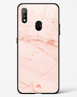 Rose Quartz on Marble Glass Case Phone Cover (Realme)