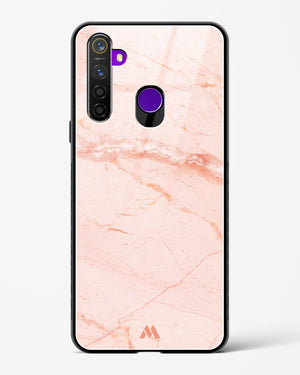 Rose Quartz on Marble Glass Case Phone Cover (Realme)