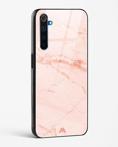 Rose Quartz on Marble Glass Case Phone Cover (Realme)