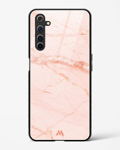 Rose Quartz on Marble Glass Case Phone Cover (Realme)