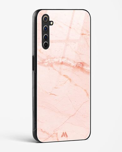 Rose Quartz on Marble Glass Case Phone Cover (Realme)