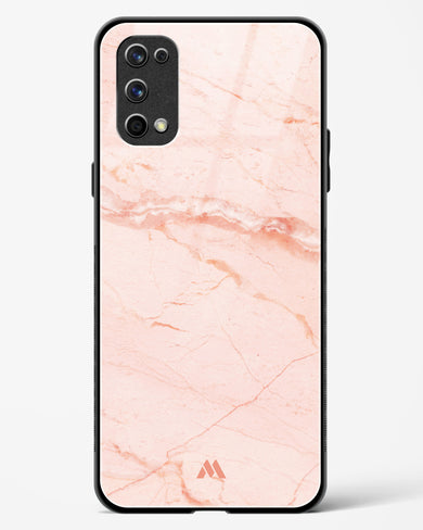 Rose Quartz on Marble Glass Case Phone Cover (Realme)