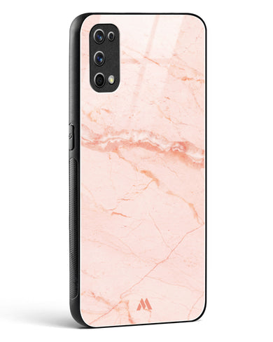 Rose Quartz on Marble Glass Case Phone Cover (Realme)