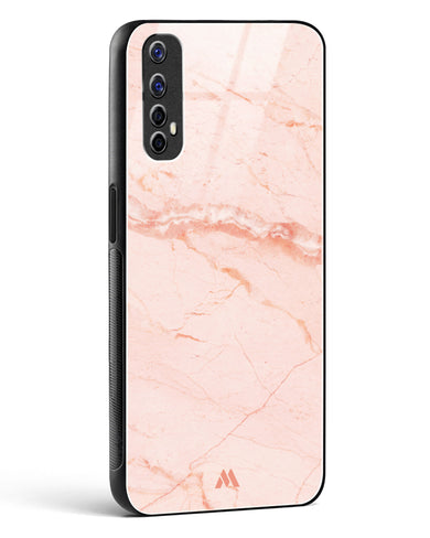 Rose Quartz on Marble Glass Case Phone Cover (Realme)