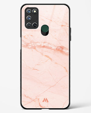 Rose Quartz on Marble Glass Case Phone Cover (Realme)