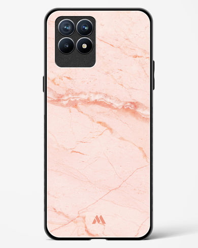 Rose Quartz on Marble Glass Case Phone Cover (Realme)