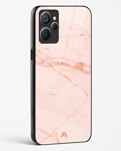 Rose Quartz on Marble Glass Case Phone Cover (Realme)