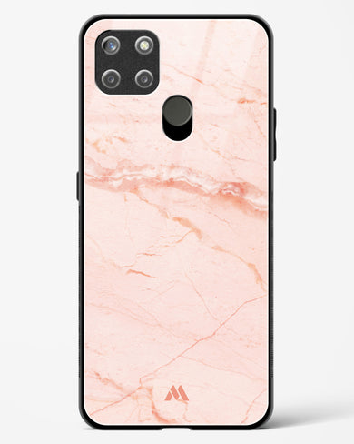 Rose Quartz on Marble Glass Case Phone Cover (Realme)