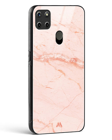 Rose Quartz on Marble Glass Case Phone Cover (Realme)