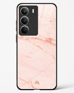 Rose Quartz on Marble Glass Case Phone Cover (Realme)
