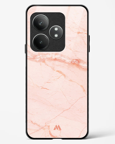 Rose Quartz on Marble Glass Case Phone Cover (Realme)