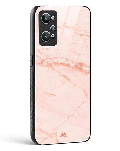 Rose Quartz on Marble Glass Case Phone Cover (Realme)