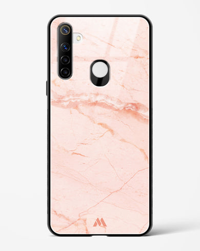 Rose Quartz on Marble Glass Case Phone Cover (Realme)