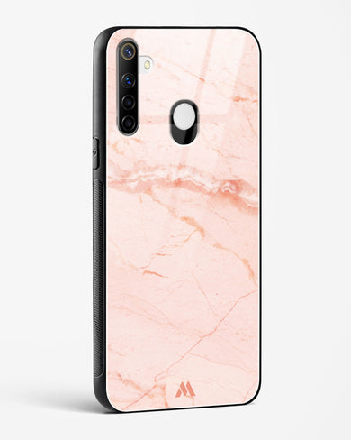 Rose Quartz on Marble Glass Case Phone Cover (Realme)