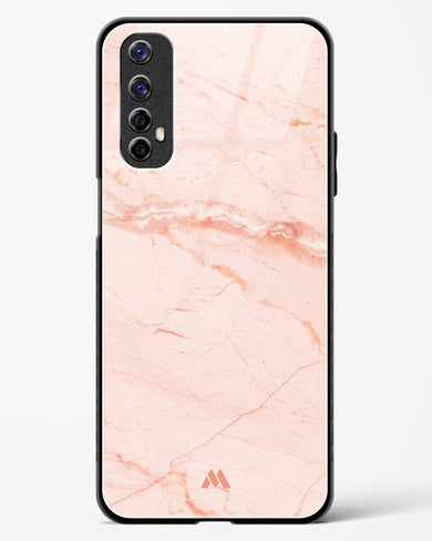 Rose Quartz on Marble Glass Case Phone Cover (Realme)