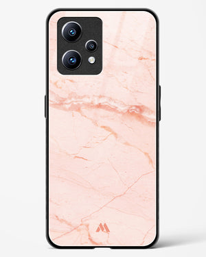 Rose Quartz on Marble Glass Case Phone Cover (Realme)