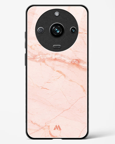 Rose Quartz on Marble Glass Case Phone Cover (Realme)