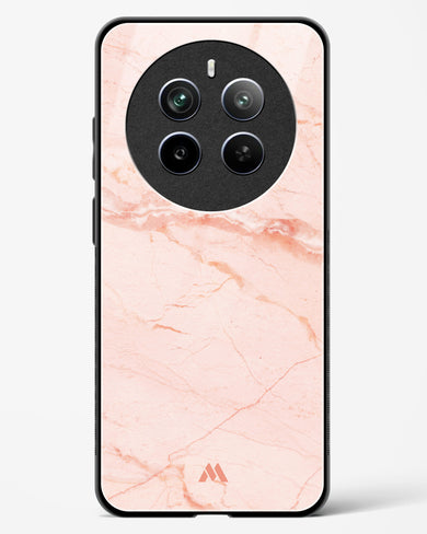 Rose Quartz on Marble Glass Case Phone Cover (Realme)