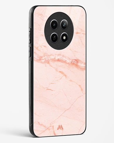 Rose Quartz on Marble Glass Case Phone Cover (Realme)