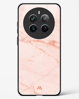 Rose Quartz on Marble Glass Case Phone Cover (Realme)