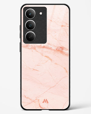 Rose Quartz on Marble Glass Case Phone Cover (Realme)