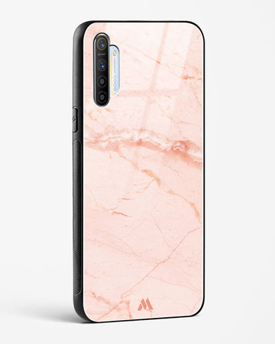 Rose Quartz on Marble Glass Case Phone Cover (Realme)