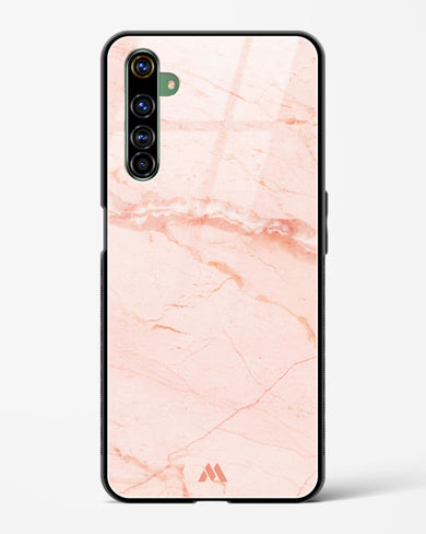 Rose Quartz on Marble Glass Case Phone Cover (Realme)