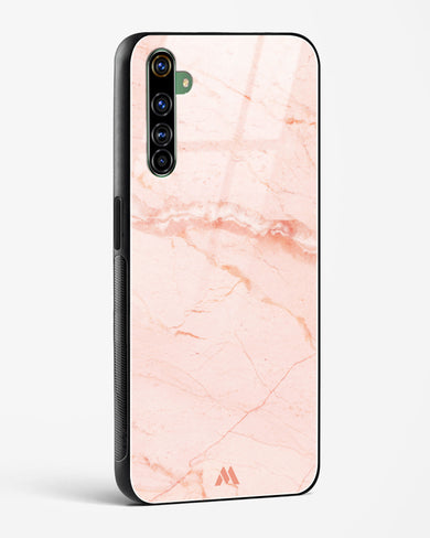 Rose Quartz on Marble Glass Case Phone Cover (Realme)