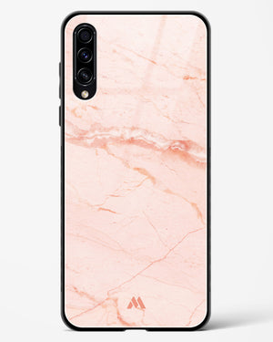Rose Quartz on Marble Glass Case Phone Cover-(Samsung)