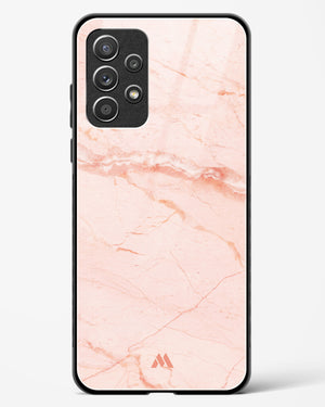 Rose Quartz on Marble Glass Case Phone Cover-(Samsung)