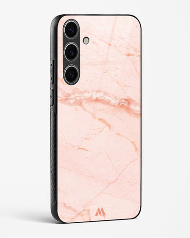 Rose Quartz on Marble Glass Case Phone Cover (Samsung)
