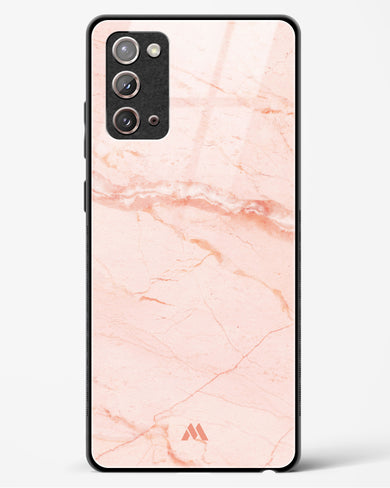 Rose Quartz on Marble Glass Case Phone Cover (Samsung)