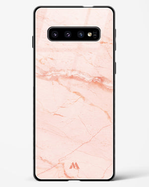 Rose Quartz on Marble Glass Case Phone Cover (Samsung)