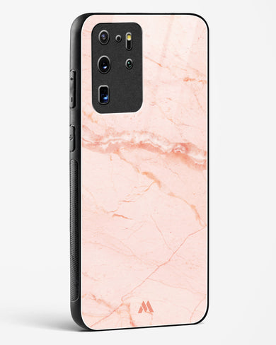 Rose Quartz on Marble Glass Case Phone Cover (Samsung)