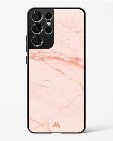 Rose Quartz on Marble Glass Case Phone Cover (Samsung)