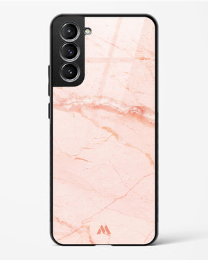 Rose Quartz on Marble Glass Case Phone Cover (Samsung)