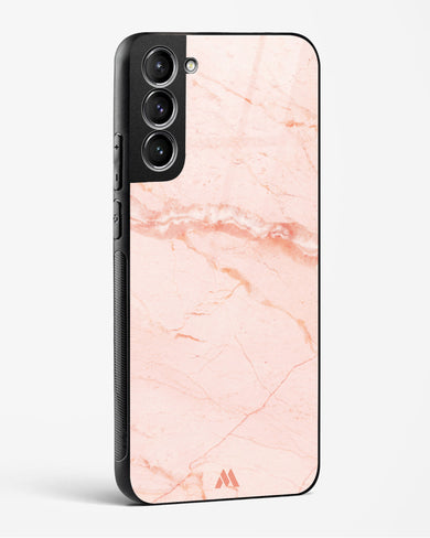Rose Quartz on Marble Glass Case Phone Cover (Samsung)