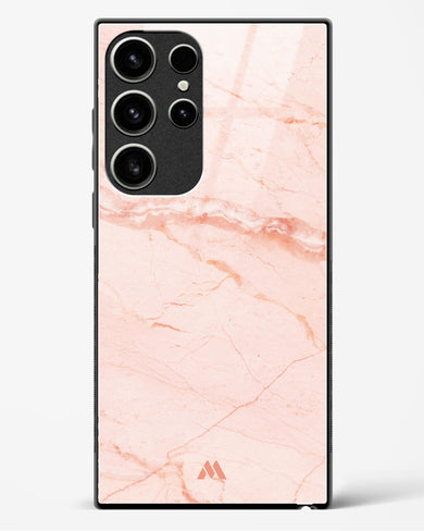 Rose Quartz on Marble Glass Case Phone Cover (Samsung)