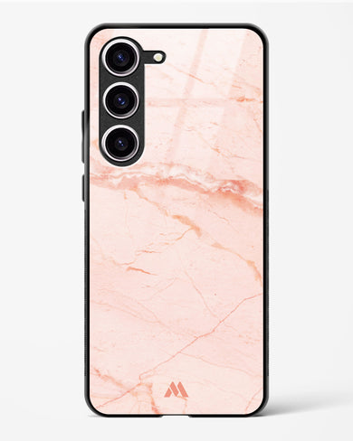 Rose Quartz on Marble Glass Case Phone Cover (Samsung)