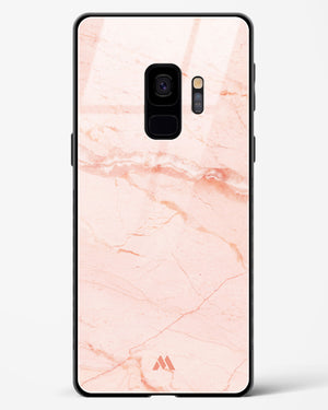 Rose Quartz on Marble Glass Case Phone Cover (Samsung)