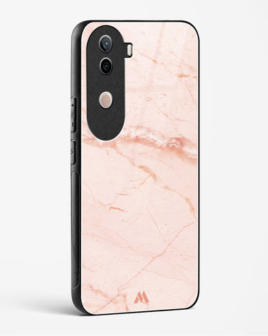 Rose Quartz on Marble Glass Case Phone Cover (Vivo)