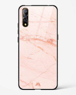 Rose Quartz on Marble Glass Case Phone Cover (Vivo)